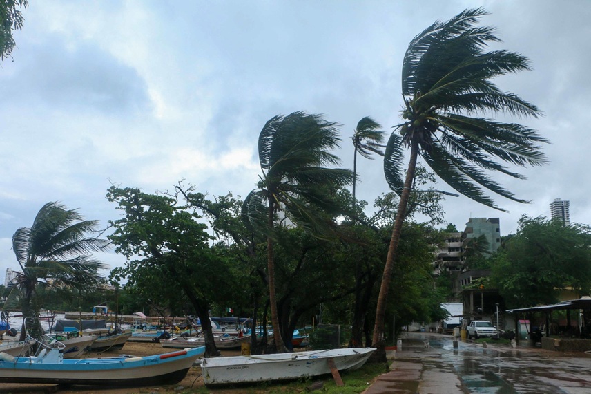 Se mantiene el pronóstico de lluvias de muy fuertes a intensas en el occidente y sur de México