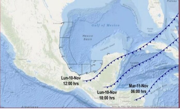 Emiten aviso especial por fuertes vientos en el Istmo de Tehuantepec