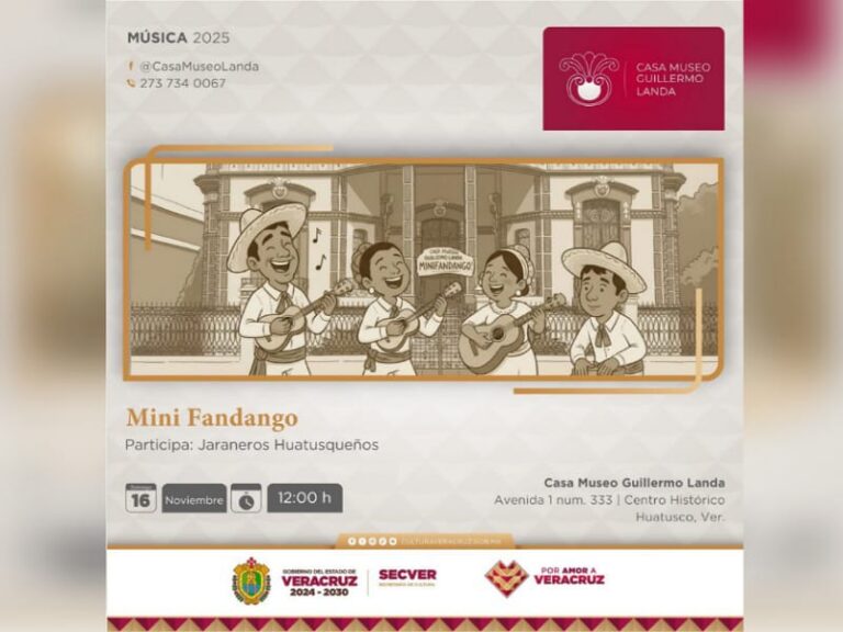 Invitan al ‘Mini fandango‘ en la Casa Museo Guillermo Landa