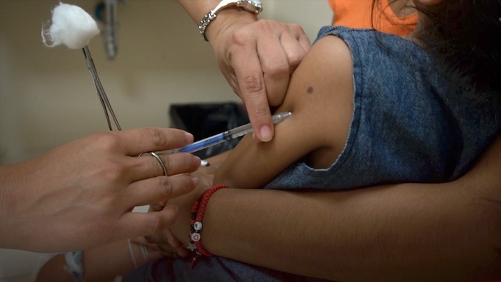 Oaxaca avanza con la vacunación infantil