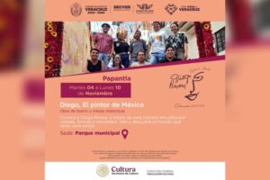 Papantla recibe la Galería Móvil 2025: Diego Rivera