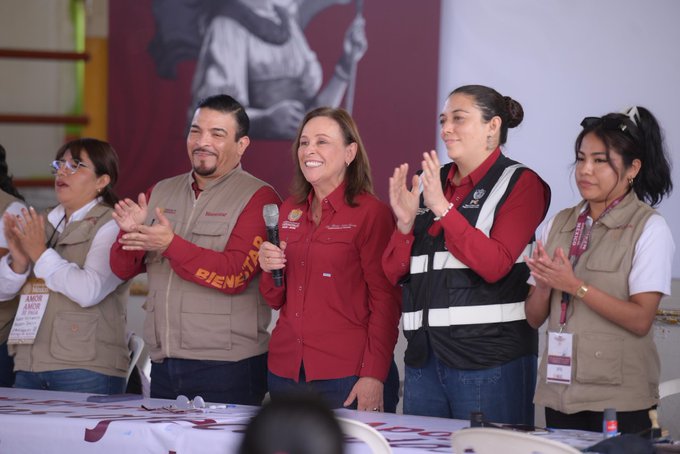 Rocío Nahle destaca segunda entrega de apoyos a damnificados en Veracruz