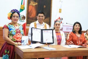 Salomón Jara garantiza una vida plena para las mujeres en Oaxaca