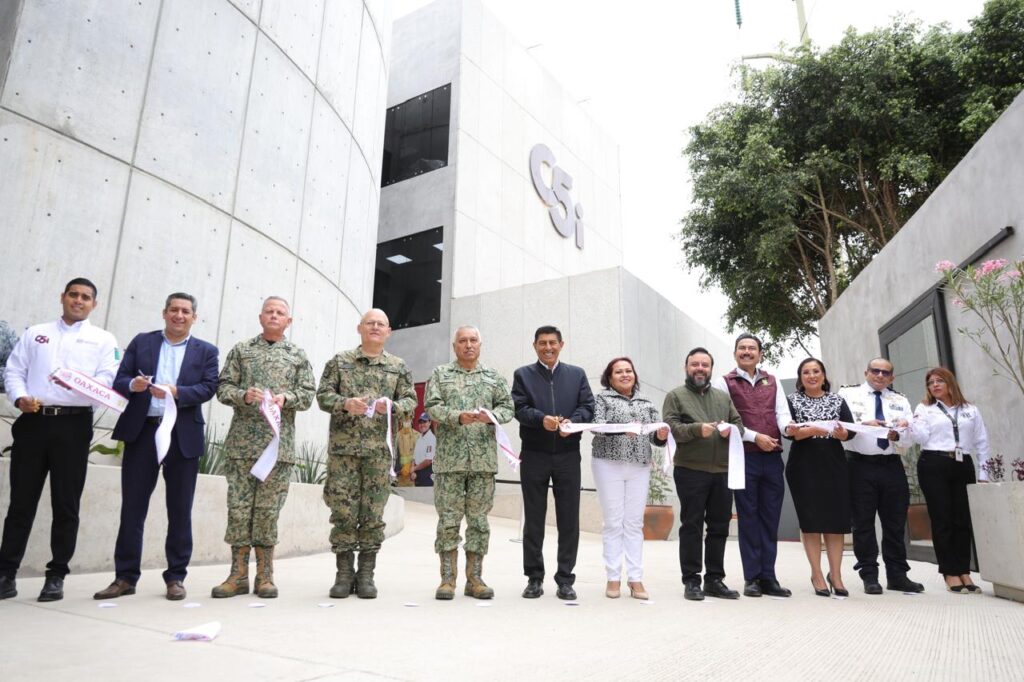 Salomón Jara inauguró el C5i de Oaxaca