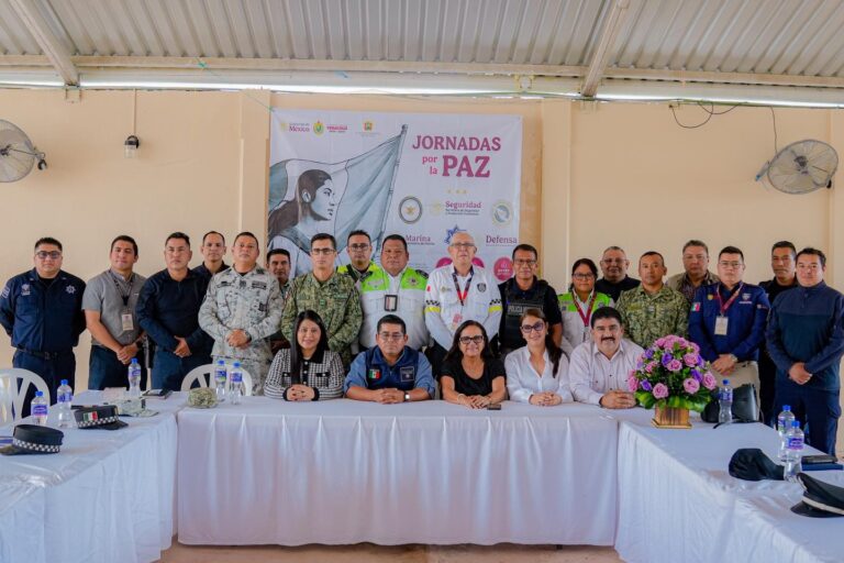 Concejo de Texistepec participa en Mesa de Seguridad por la Paz
