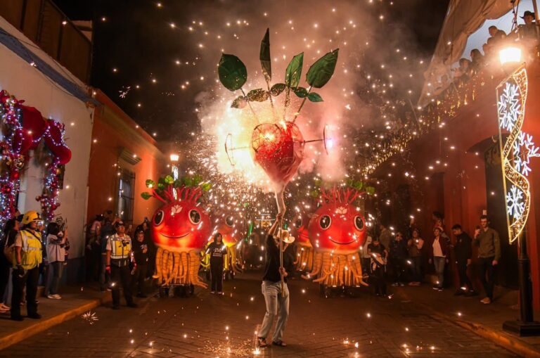 Música, carros alegóricos y tradición en el convite de la Noche de Rábanos