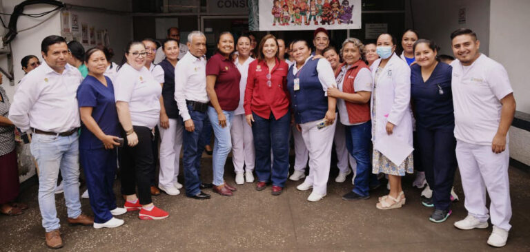 Rocío Nahle supervisa hospital del IMSS-Bienestar en Tezonapa