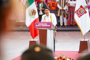 Salomón Jara rinde su tercer informe de Gobierno