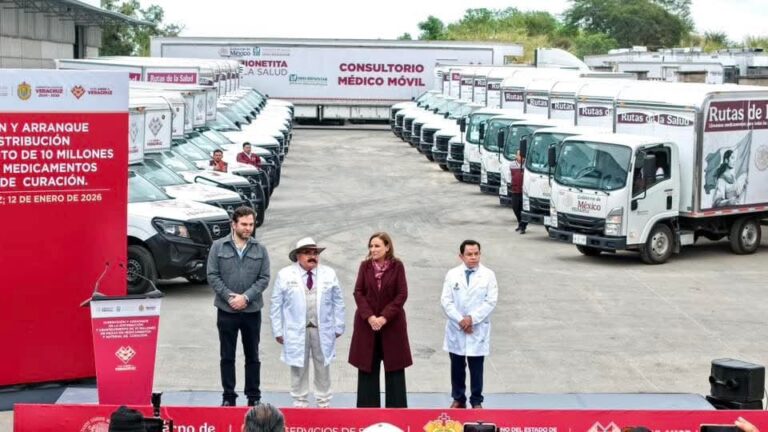 Arranca la distribución de más de 10 millones de medicamentos en Veracruz