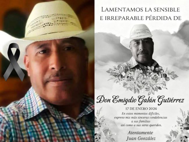 Asesinan a Emigdio Galán, comandante de la policía de Juchique de Ferrer, Veracruz