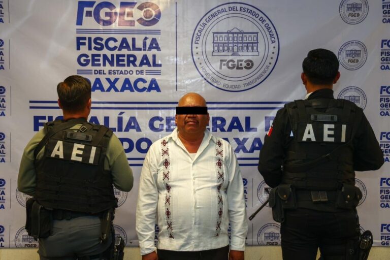 Detienen al presidente municipal de Constancia del Rosario, Oaxaca, por homicidio