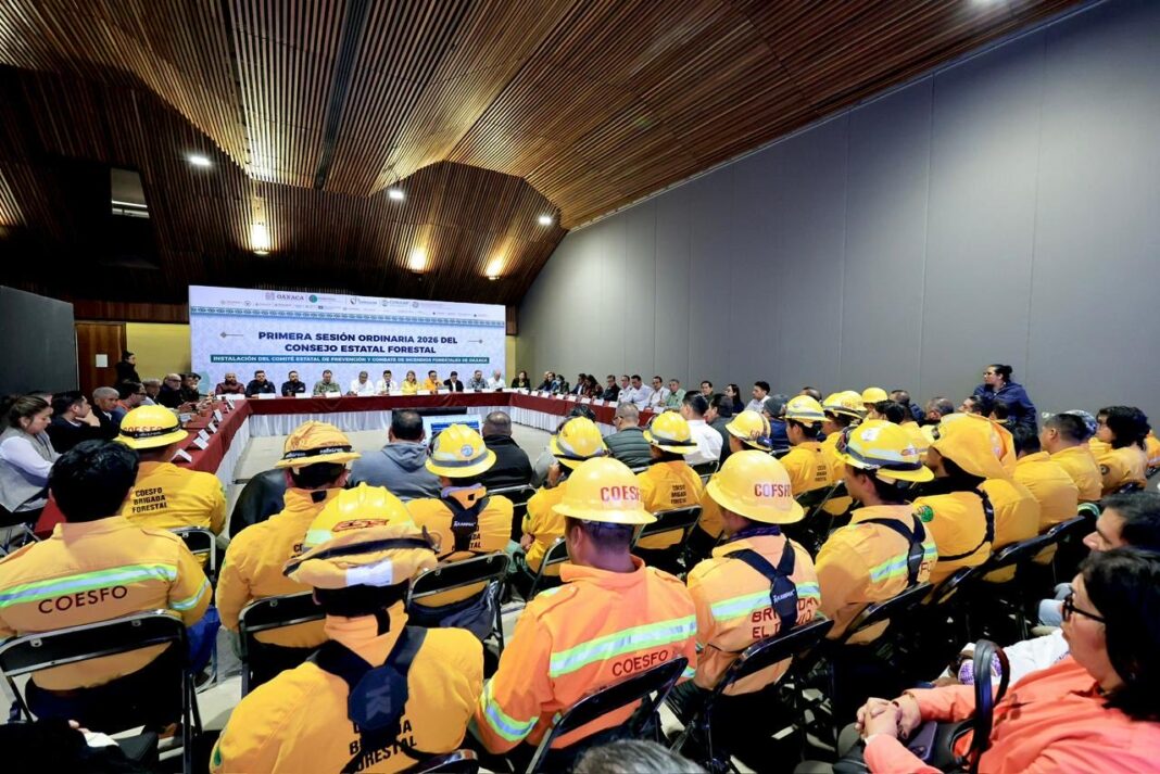 Salomón Jara instala el Comité Estatal de Prevención y Combate de Incendios Forestales para la temporada 2026