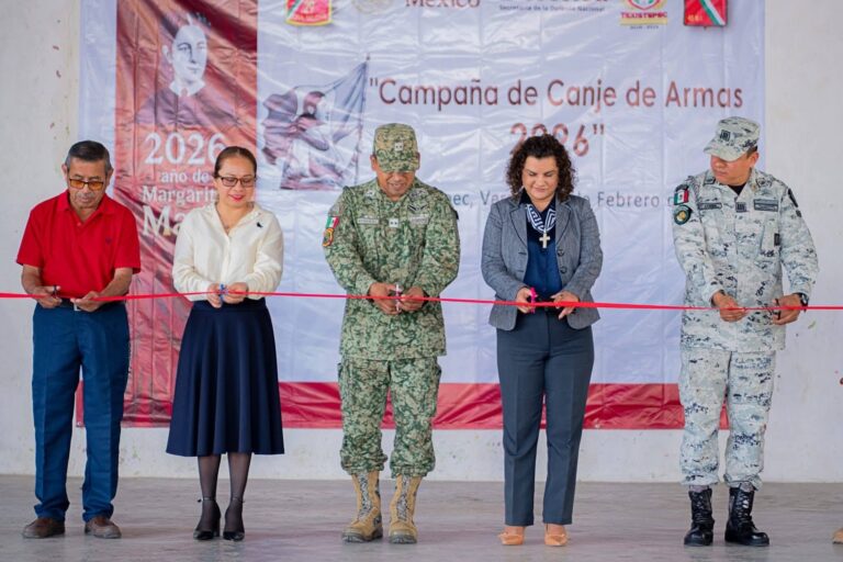 Dan inicio a Campaña de canje de armas en Texistepec