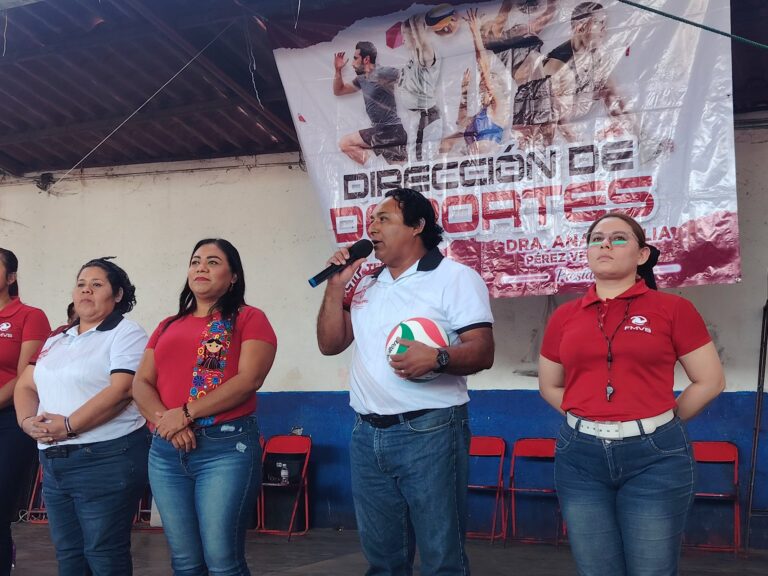 Inicia Torneo de Liga Municipal de Voleibol Tehuantepec