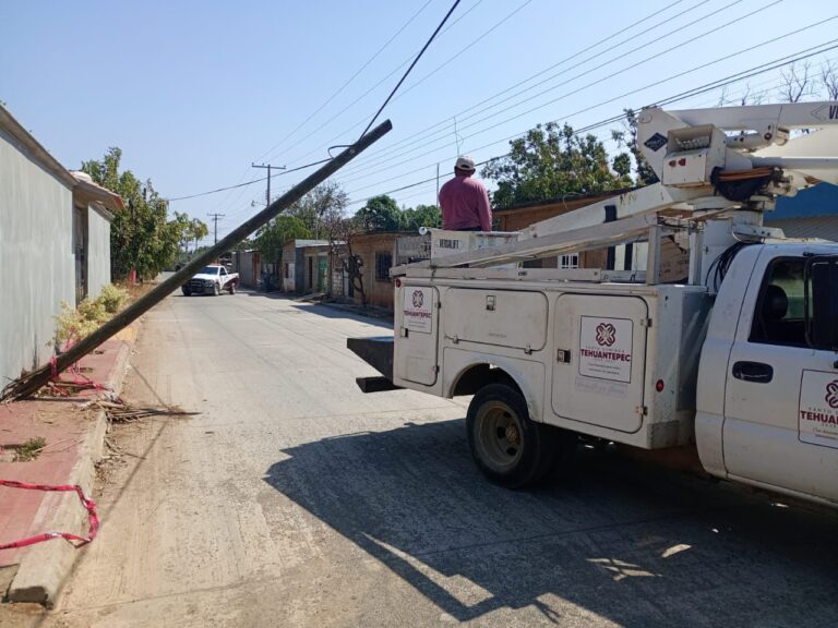 Protección Civil refuerza labores de servicios básicos en Tehuantepec