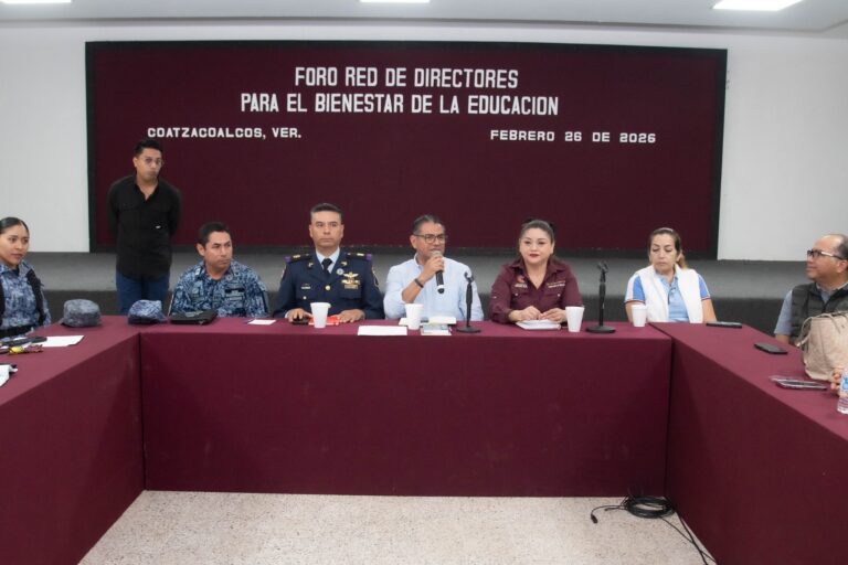 Fortalecen agenda educativa de Coatza en encuentro interinstitucional