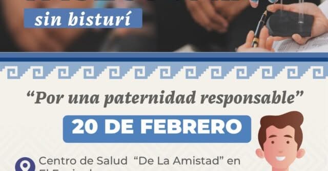 Anuncian jornada de vasectomía sin bisturí en Oaxaca