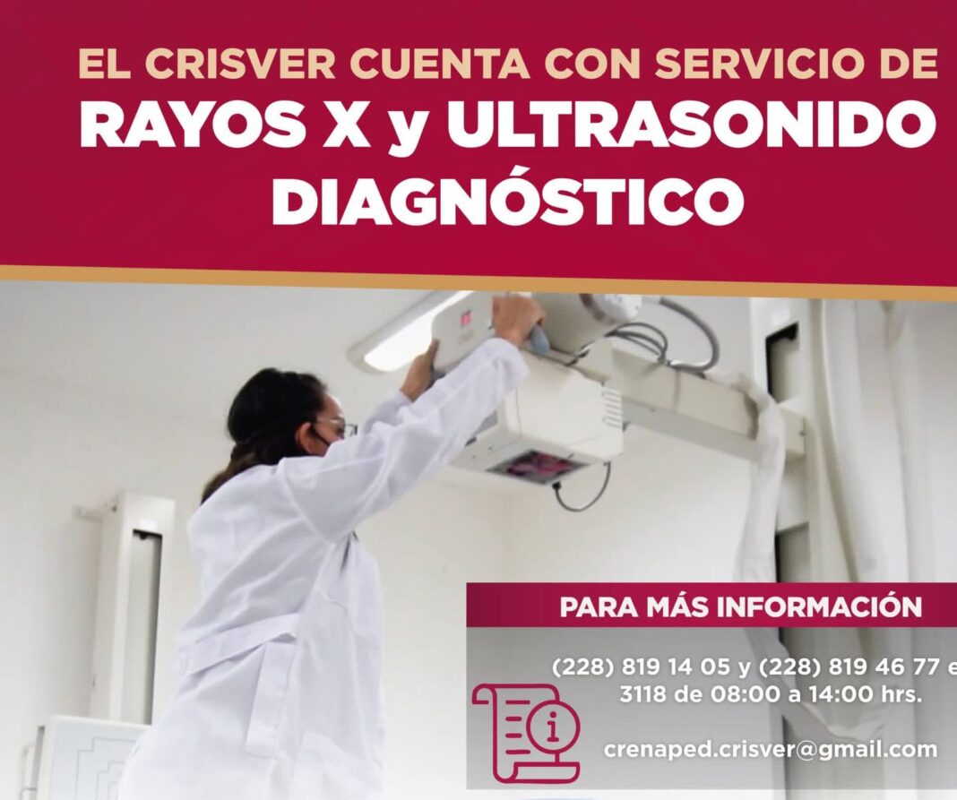 DIF Veracruz pone a disposición servicios de rayos X y ultrasonido diagnóstico