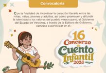 Gobierno de Veracruz convoca al Concurso de Cuento Infantil 2026