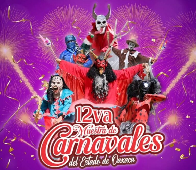 Invitan a la 12° Muestra de Carnavales de Oaxaca