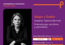 Invitan a la conferencia magistral 'Mujer y Poder' de Sabina Berman