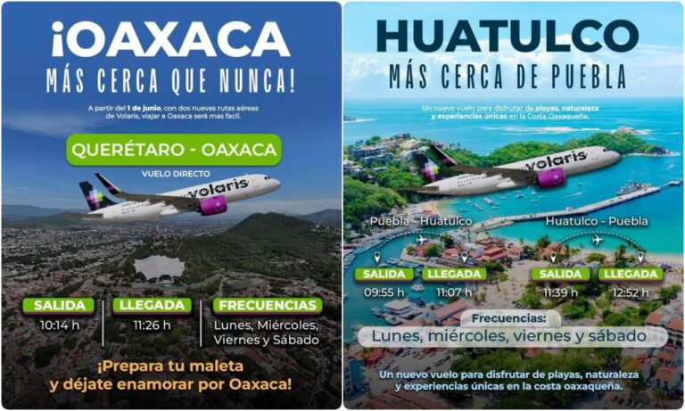 Oaxaca amplía su conectividad aérea