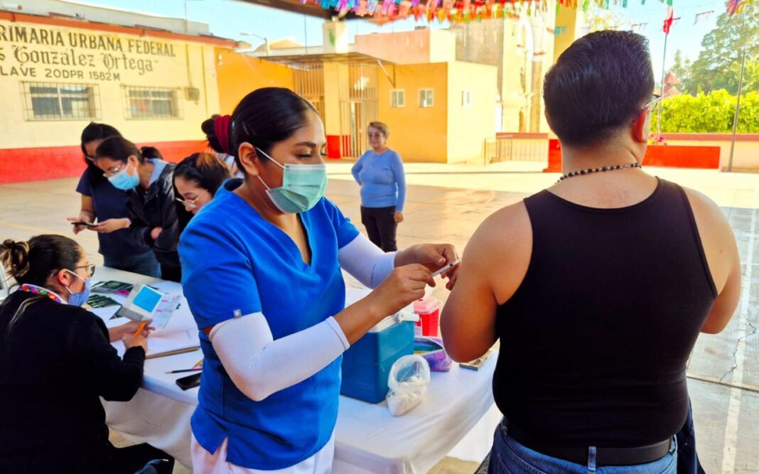 Oaxaca continúa con la vacunación contra el sarampión