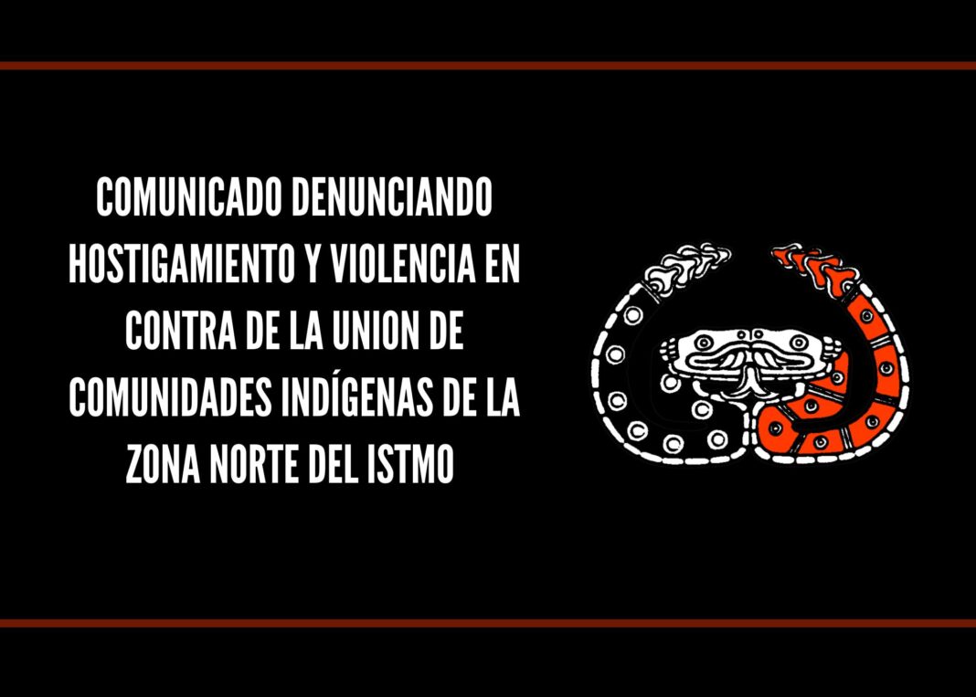 Continúan actos de intimidación, amenazas y ataques contra integrantes de Ucizoni: CNI