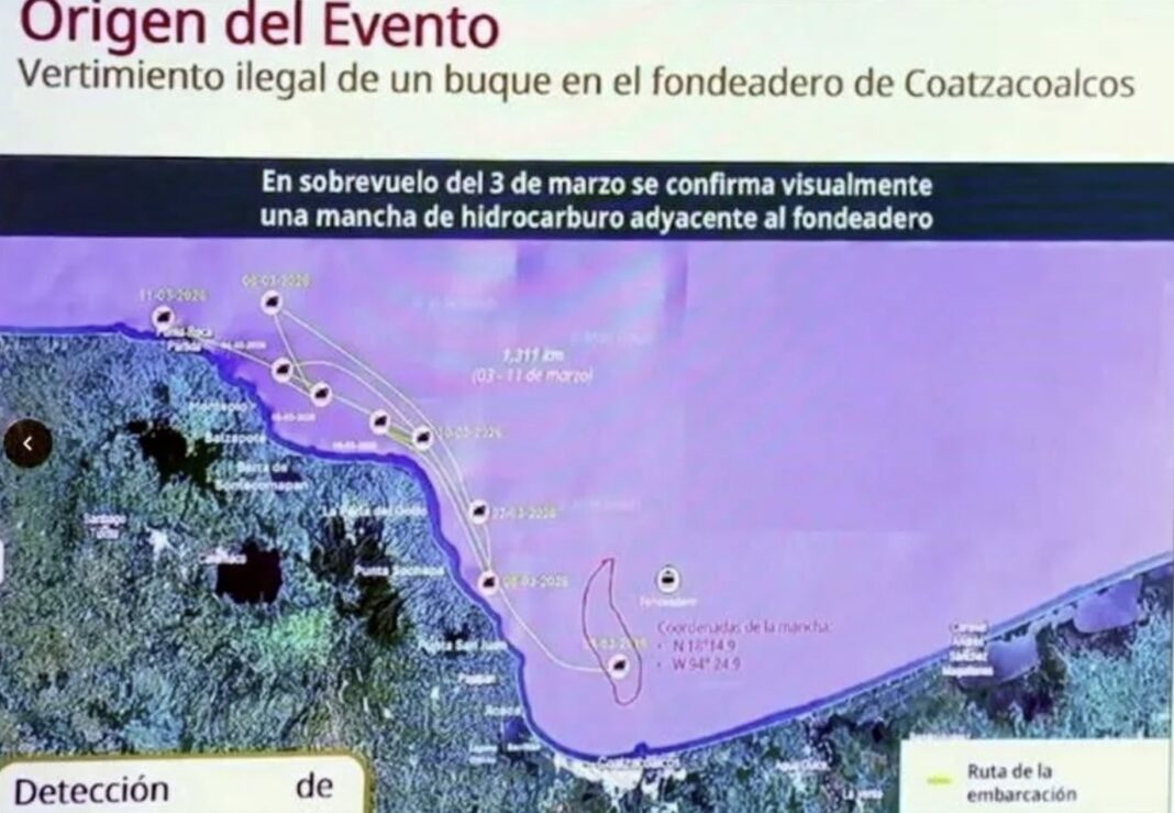 Derrame en el Golfo de México tiene 3 fuentes de origen: Marina