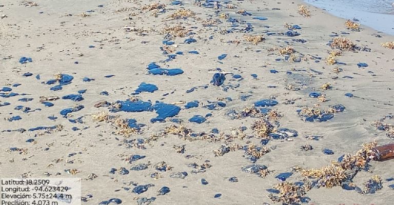 Instalan Puesto de Comando Unificado para atender la presencia de hidrocarburo en playas de Veracruz