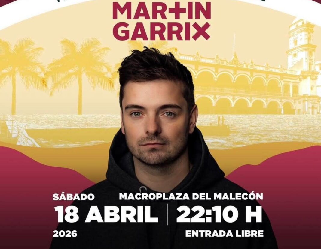 Martin Garrix ofrecerá concierto gratuito en Veracruz