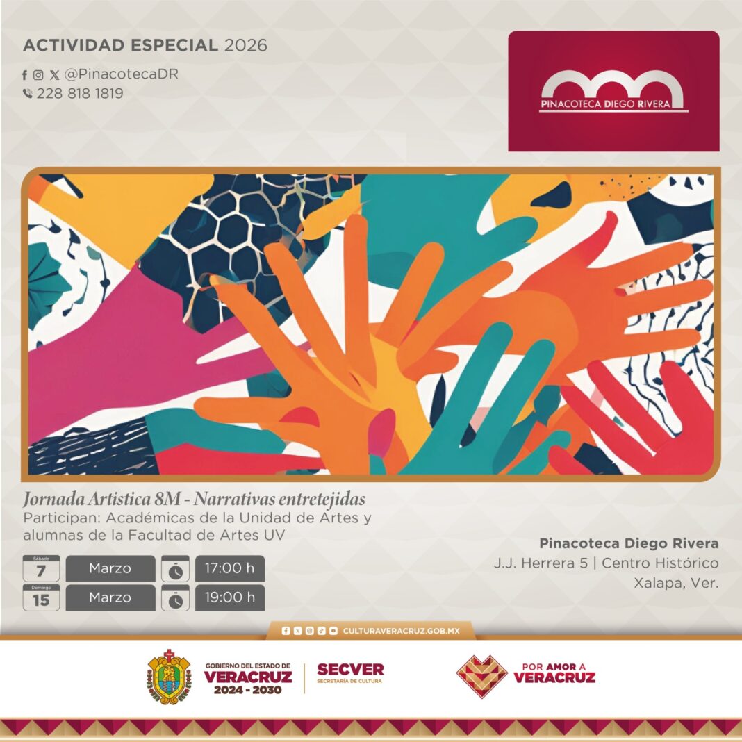 No te pierdas de la ‘Jornada Artística 8M: Narrativas entretejidas‘
