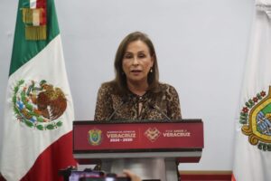 Rocío Nahle niega muerte de fauna marina por derrame de hidrocarburo en Veracruz