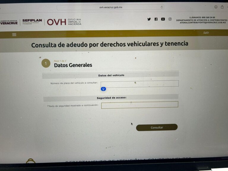 Sefiplan reporta fallas en la Oficina Virtual de Hacienda