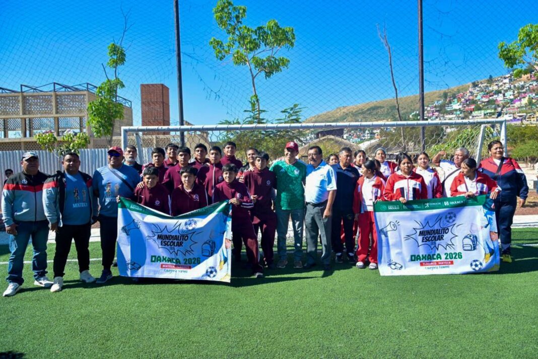 Inaugura Salomón Jara Mundialito Escolar Oaxaca 2026