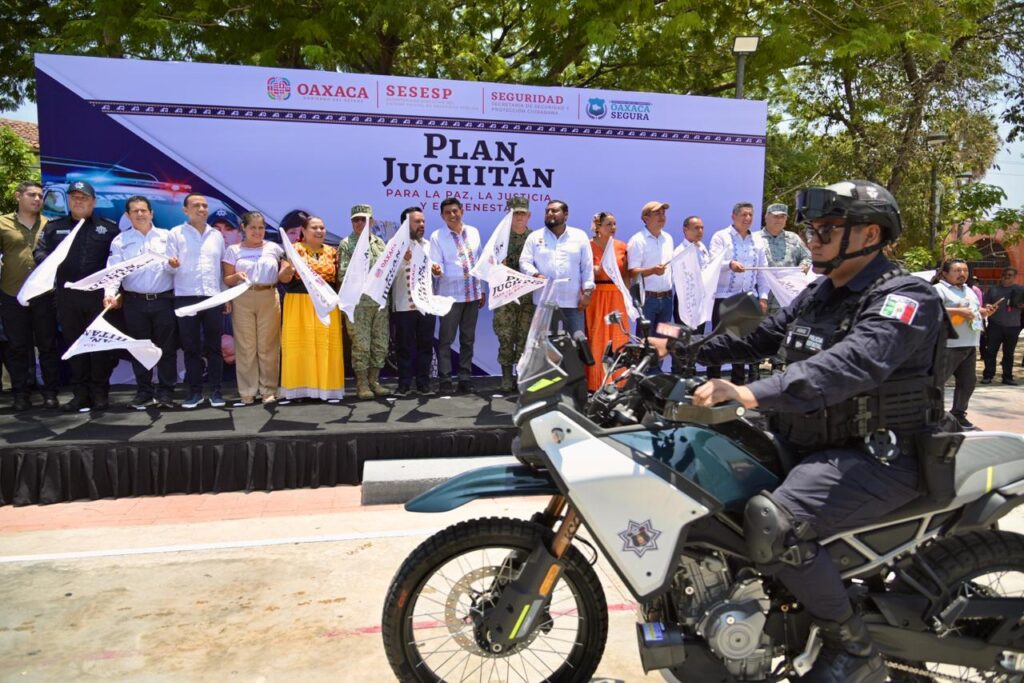 Avanza el “Plan Juchitán por la paz, la justicia y el bienestar” con nuevas unidades de seguridad