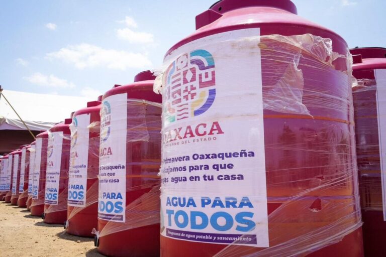 Atienden problemática de abasto de agua en el Istmo de Tehuantepec