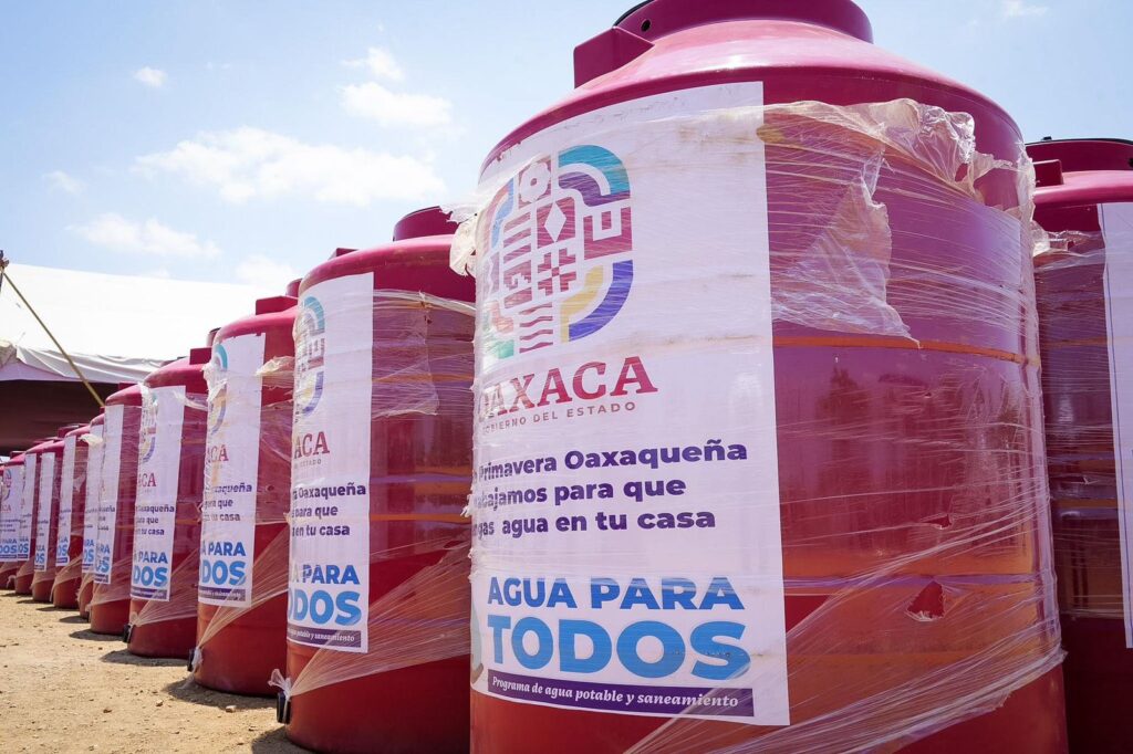 Atienden problemática de abasto de agua en el Istmo de Tehuantepec