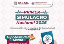 Convocan a participar en el Primer Simulacro Nacional 2026