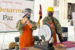 Oaxaca dice “Sí al desarme, sí a la paz”