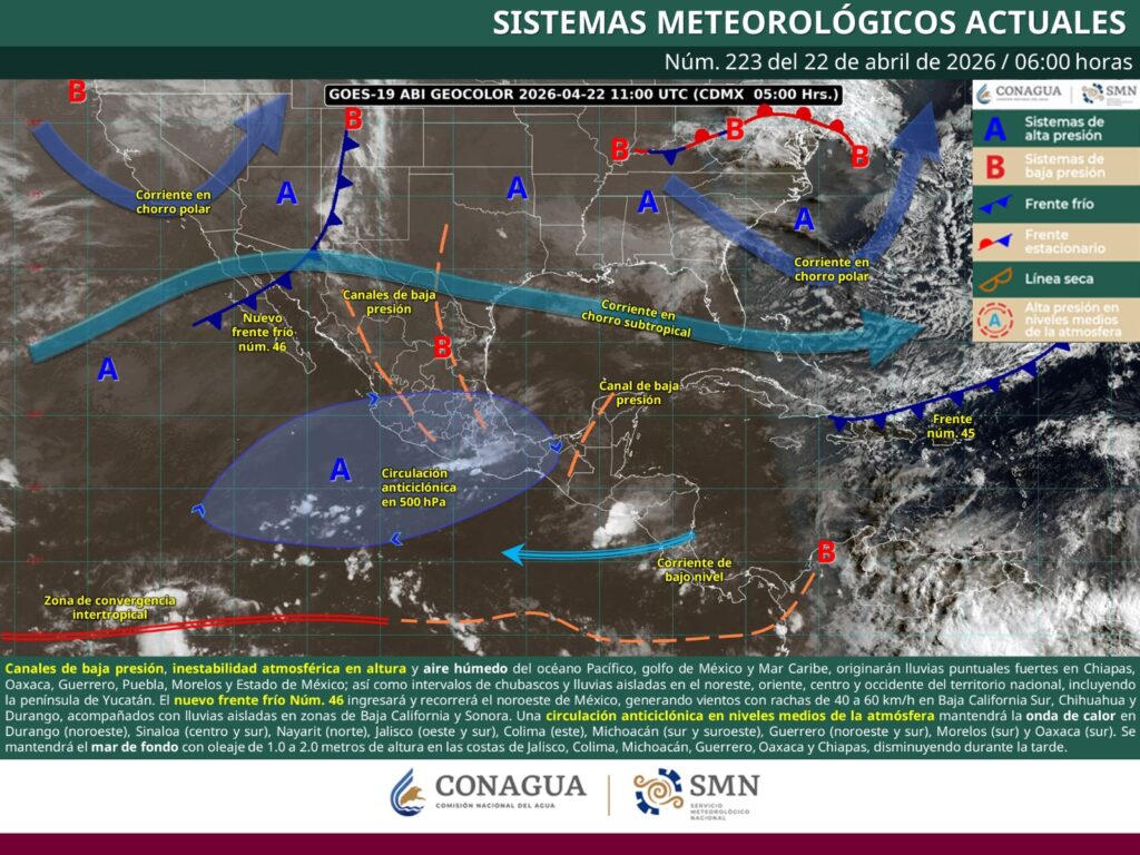 Alertan por lluvias, tormentas y calor en Oaxaca