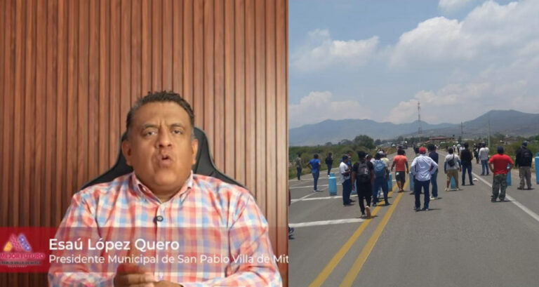 Alcalde de Villa de Mitla, Oaxaca, Esaú López Quero, solicita licencia al cargo