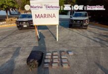 Marina asegura 13 paquetes y un bulto con cocaína en las costas de Oaxaca (1)