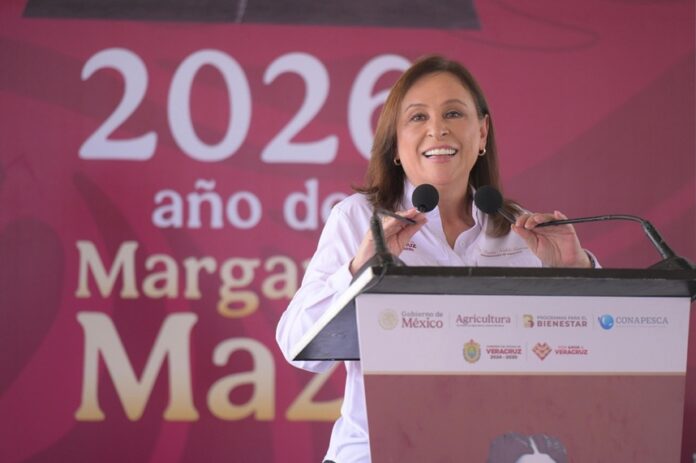Rocío Nahle anuncia 4 mil mdp en obras para Veracruz
