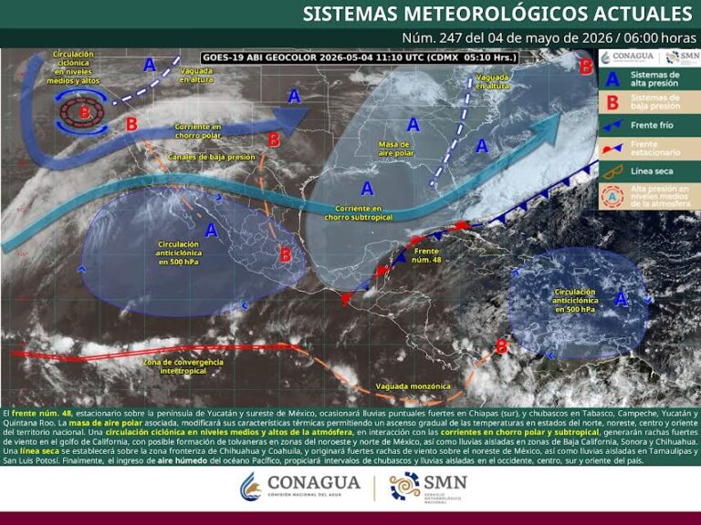 Este lunes incrementarán gradualmente las temperaturas tras paso de sistema frontal: Protección Civil