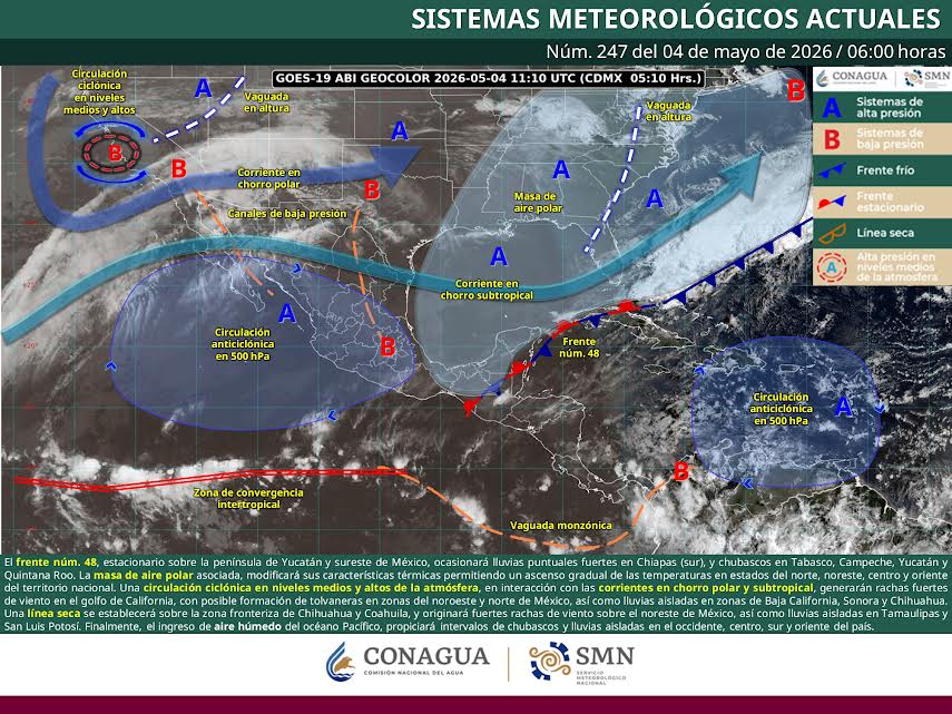 Este lunes incrementarán gradualmente las temperaturas tras paso de sistema frontal: Protección Civil