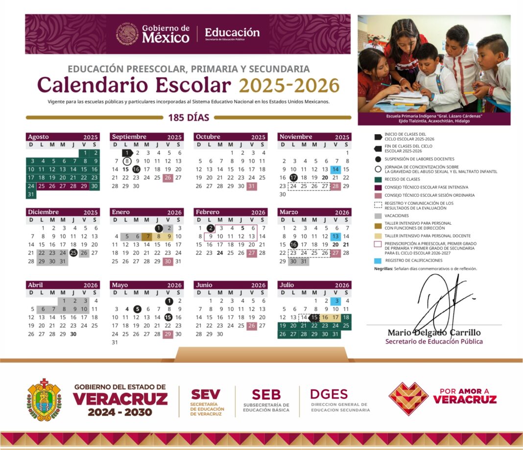 Veracruz concluirá el ciclo escolar el 15 de julio