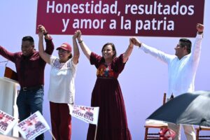 45 mil veracruzanos respaldan informe de Claudia Sheinbaum