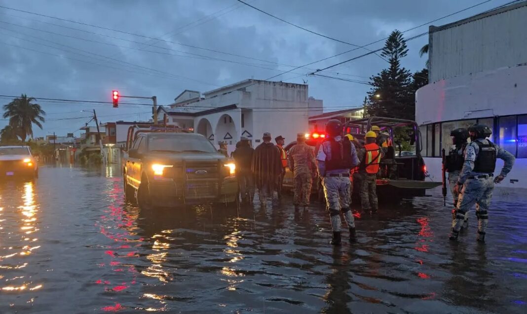 Activan Plan Tajín y Plan Marina tras intensas lluvias en Veracruz