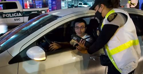 Arranca operativo de alcoholímetro en Xalapa